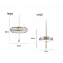 Axyaa Copper Glass LED Pendant Lights for Living Room, Restaurant, Hotel & Cafe