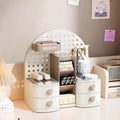 Axyaa Desktop Storage Organizer with Drawers & Pen Holder for Office, Study or Home