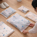 Axyaa Travel Ziplock Storage Bag Set for Clothes, Underwear, Shoes & More