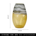 Axyaa Light Luxury Model Room Decor Set: Coffee Table, Vase, Flowers, Soft Furnishings
