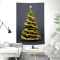 Axyaa Christmas Tree Tapestry Wall Hanging Holiday Decoration