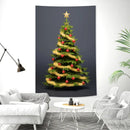 Axyaa Christmas Tree Tapestry Wall Hanging Holiday Decoration