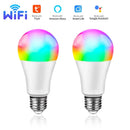 Axyaa Smart WiFi LED Bulbs 12W-18W E27 Alexa Google Home Voice Control Colorful Lighting