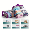 Axyaa Clear PVC Storage Bag: Waterproof Organizer for Clothes, Toys, Quilts, Blankets & More