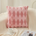 Axyaa Rabbit Hair Pillowcase: Prismatic Decor Sofa Throw Cushion Cover