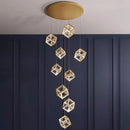 Axyaa LED Chandeliers for Modern Home Decor: Living Room Pendant Light Lamps