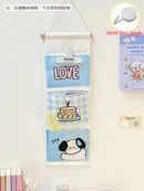 Axyaa Cartoon Wall Storage Organizer - 6 Pockets