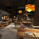 Axyaa Nordic Bamboo Pendant Light for Bedroom Dining Room Bar