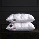 Luxury Axyaa Down-Like Fiber Pillow with 100% Cotton Case, 5-Star Quality