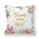 Axyaa Wreath Pillowcase Set - Soft Home Decor Cushion Cover Sofa Car Pillow