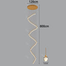 Axyaa Crystal Chandelier Stair Pendant Light Modern Living Room Interior Lighting