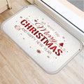 Axyaa Christmas New Year Home Decor Entrance Door Mat Non-Slip Living Room Hallway Carpet