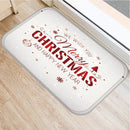 Axyaa Christmas New Year Home Decor Entrance Door Mat Non-Slip Living Room Hallway Carpet