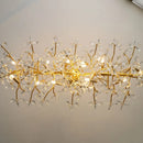 Axyaa Luxe Branch Crystal Glass Chandeliers for Living & Dining Rooms