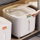 Axyaa Rice & Flour Storage Container | Sealed Grain Organizer Bin