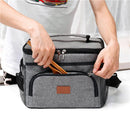 Axyaa Insulated Lunch Cooler Bag for Outdoor Travel, 15L Capacity Oxford Cloth Picnic Bag