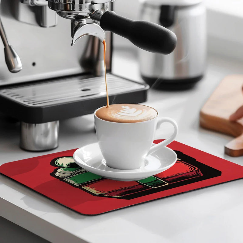 Axyaa Christmas Kitchen Draining Mat - Quick Dry & Absorbent Dish Drying Pad