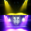 Axyaa 4PCS Beam+Wash RGBW Zoom Moving Head Lighting for Disco KTV Party