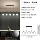 Axyaa Magic Bean Restaurant Pendant Lamp Nordic LED Lights