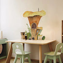 Axyaa Mushroom Animals Nursery Wall Decals Art for Kids Room Girls Bedroom