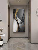 Axyaa Minimalist Lines Art LED Wall Lamp for Bedroom, Study, Living Room
