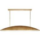 Axyaa Brass Linear Pendant Light - 60 Inch Vintage Ceiling Lamp