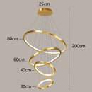 Axyaa Nordic Home Stair Chandelier Pendant Light for Living Room Bedroom Dining Room