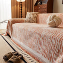 Axyaa Chenille Sofa Cover: Premium Line, All Season Protection, Anti Cat Scratch
