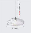 Axyaa Modern Glass Pendant Light for Elegant Ambiance