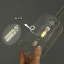 Axyaa Glass Cup LED Pendant Lamp Home Decoration Lighting