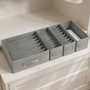 Axyaa Underwear Drawer Organizer Boxes - Closet Storage for Bra, Socks, Underpants