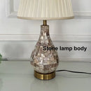Ceramic Shell LED Table Lamp for Bedroom & Living Room - Axyaa Brand