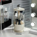 Axyaa Makeup Brush Holder with Dustproof Lid - Vanity Organizer for Cosmetic Storage