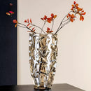 Axyaa Engraved Crystal Vase: High-End Home Decor and Gift