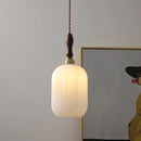 Axyaa Copper Glass LED Hanging Lamp Modern Pendant Lights Fixtures
