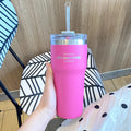 Axyaa Stainless Steel Thermos Bottle with Straw, 700ML Insulation Water Cup