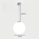Axyaa Glass Ball Pendant Light - Modern Design for Home Decor & LED Fixture