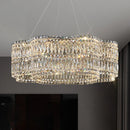 Axyaa Crystal Chandeliers: Elegant Home Villa Decoration, Living Dining Room Lighting.