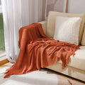 Axyaa Nordic Knitted Throw Blanket for Cozy Home and Hotel Decor