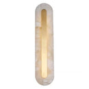 Axyaa Marble Copper Wall Lamp: Luxury Art for Hotel Bedroom, LED Indoor Lighting