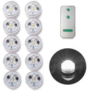 Axyaa Mini Submersible LED Tea Lights with Remote Control - Waterproof for Home Party