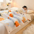 Axyaa Cozy Faux Lambswool Winter Weighted Blanket - Double Sided Plush Quilt