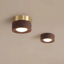 Axyaa Luxury Chinese Style Ceiling Lamp Wooden Retro Tube Living Room Decoration