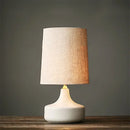 Axyaa Nordic Ceramic Table Lamp LED Desk Light for Home Bedside