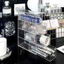 Axyaa Acrylic Contact Lens & Cosmetics Organizer - Large Capacity Rack for Daily Use
