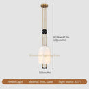 Axyaa Glass Ceiling Chandelier Floor Lamp for Living Room Bedroom