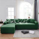 Axyaa Solid Color Waterproof Sofa Cover, Elastic Fabric, Full Bag Design