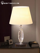 Black Crystal Table Lamp - Axyaa Modern Bedroom Bedside Living Room Indoor Lighting