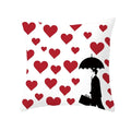 Axyaa Romantic Couple Pillowcases | Soft Cartoon Pattern Sofa Pillow Covers