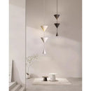 Axyaa Minimalist Conical Chandelier for Porch Bedroom & Living Room